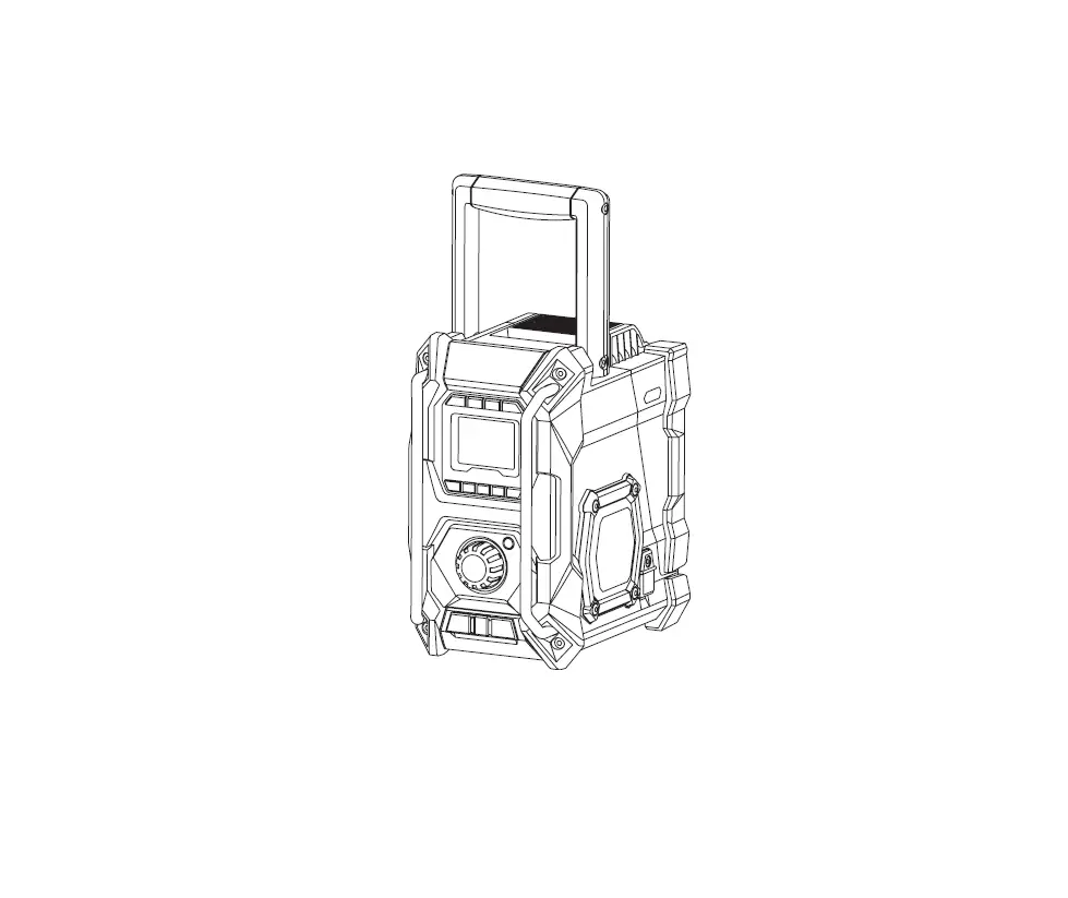 Makita Mr002g Job Site Radio Instruction Manual