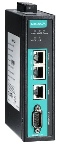 MOXA MGate 5103 Series Modbus to Profinet Gatway