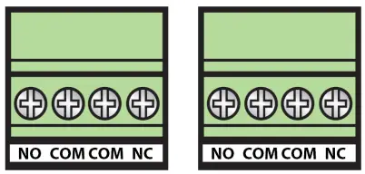 zap ACC400 Emergency Door Releases User Guide - Connections - ACC410-411