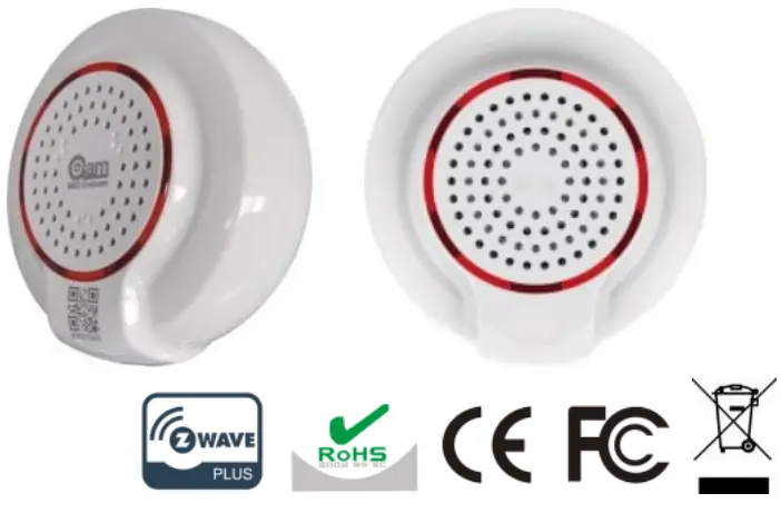 NEO Coolcam Z wave Intelligent Wireless Siren Alarm -