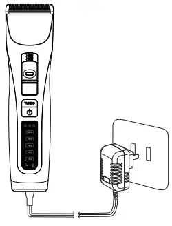 TURBO Electric Pet Hair Clipper hoe to charge