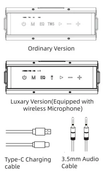 SOOLK T200PLUS Outdoor Wireless Speaker - Accessories