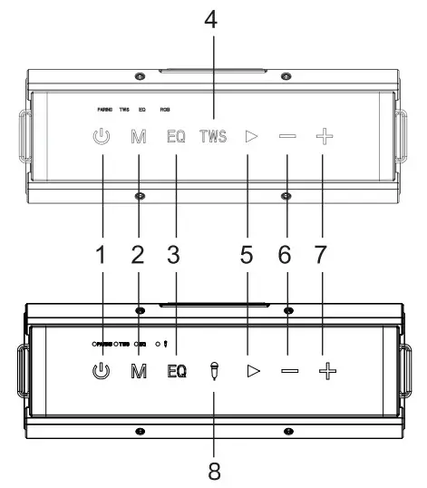 SOOLK T200PLUS Outdoor Wireless Speaker - illustartion