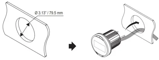 BOSS AUDIO MGR300B Marine Gauge Digital Media AM FM Receiver - Slip