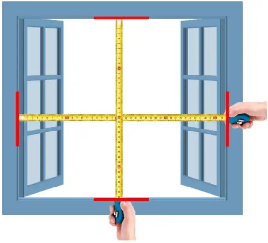 LIFEKRAFTS B09H7KRTMT Pre Stitched Window Mosquito Net - INNER EDGE OF FRAME1