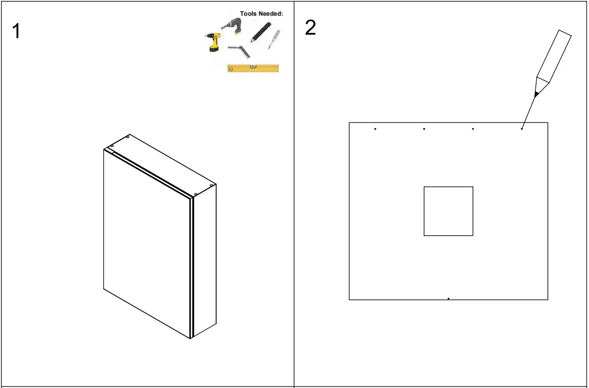 VERDERO YQ931 JK Rectangular Silver Aluminum Surface Mount - fig2