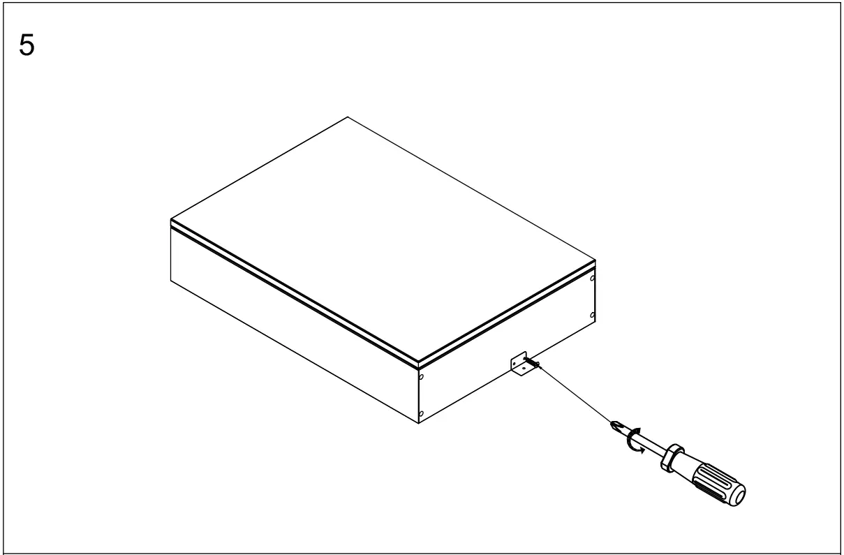 VERDERO YQ931 JK Rectangular Silver Aluminum Surface Mount - fig4