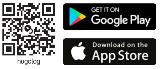 hugolog E3 1080P Indoor Security Cameras - qr code1