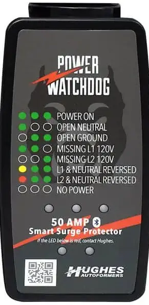 HUGHES-PWD50-50-30-Amp-Bluetooth-Surge-Protector-product