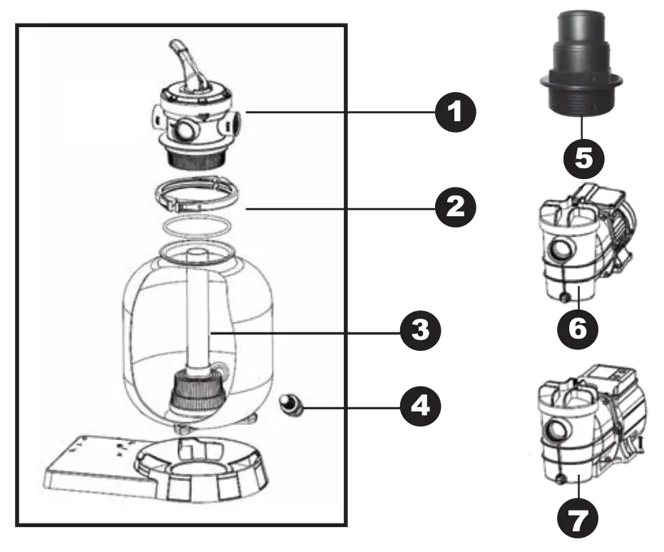 HYDROTOOLS 71225 Sand Filter and Pump-fig23