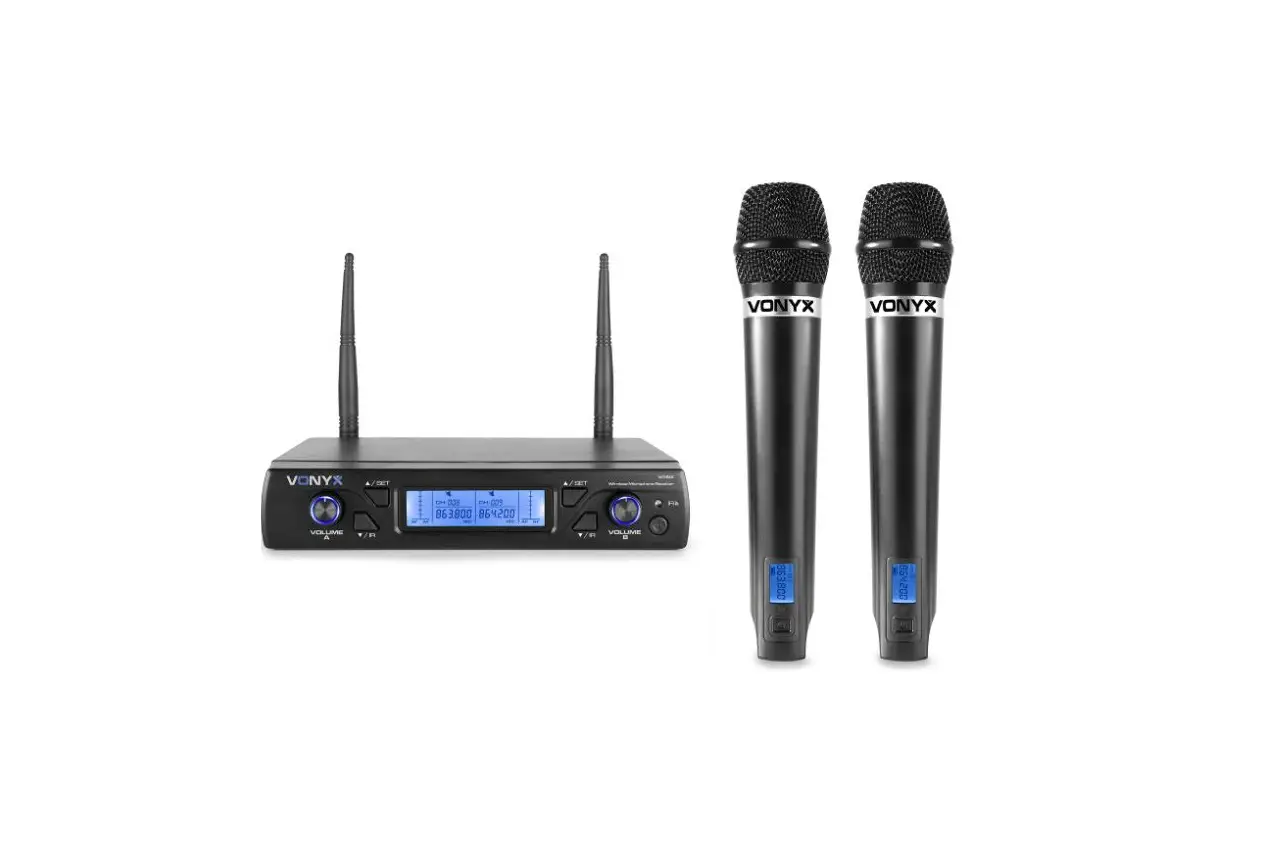 Vonyx 179.203 Wm73c Mic. Uhf 2ch Combi With Display Instruction Manual