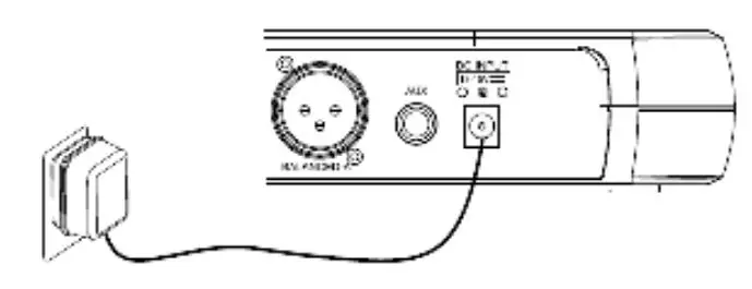 VONYX 179.203 WM73C Mic. UHF 2ch Combi with Display Instruction Manual - System Connections