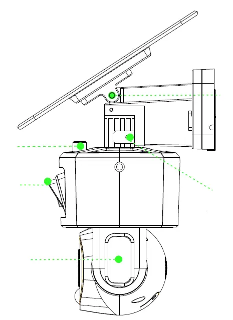 Shenzhen Y5 Smart Solar Battery Camera ultra-low power-FIG18