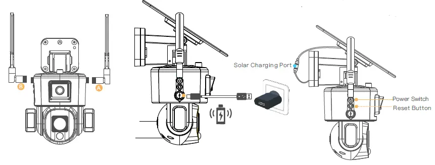 Shenzhen Y5 Smart Solar Battery Camera ultra-low power-FIG4