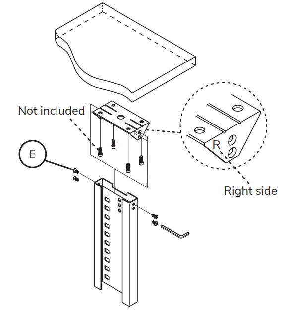 Neomounts CPU-D200SILVER CPU Holder - STEP 1