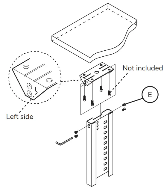 Neomounts CPU-D200SILVER CPU Holder - STEP 2