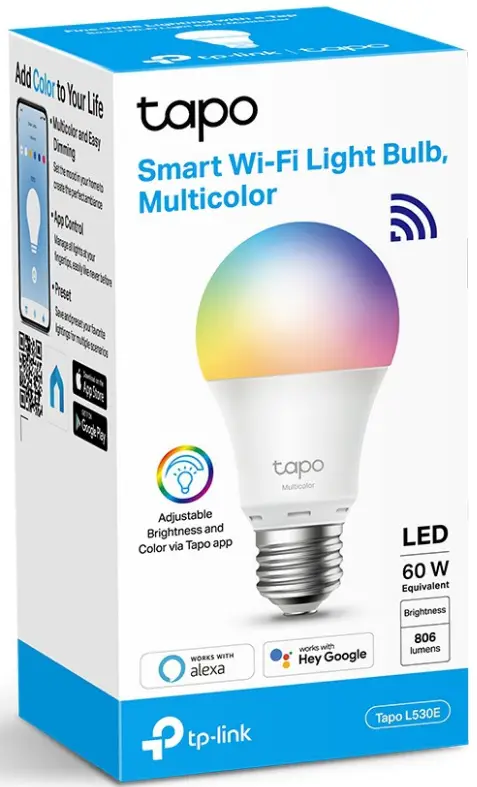 tp-link Tapo L610 Smart Wi-Fi Spotlight.