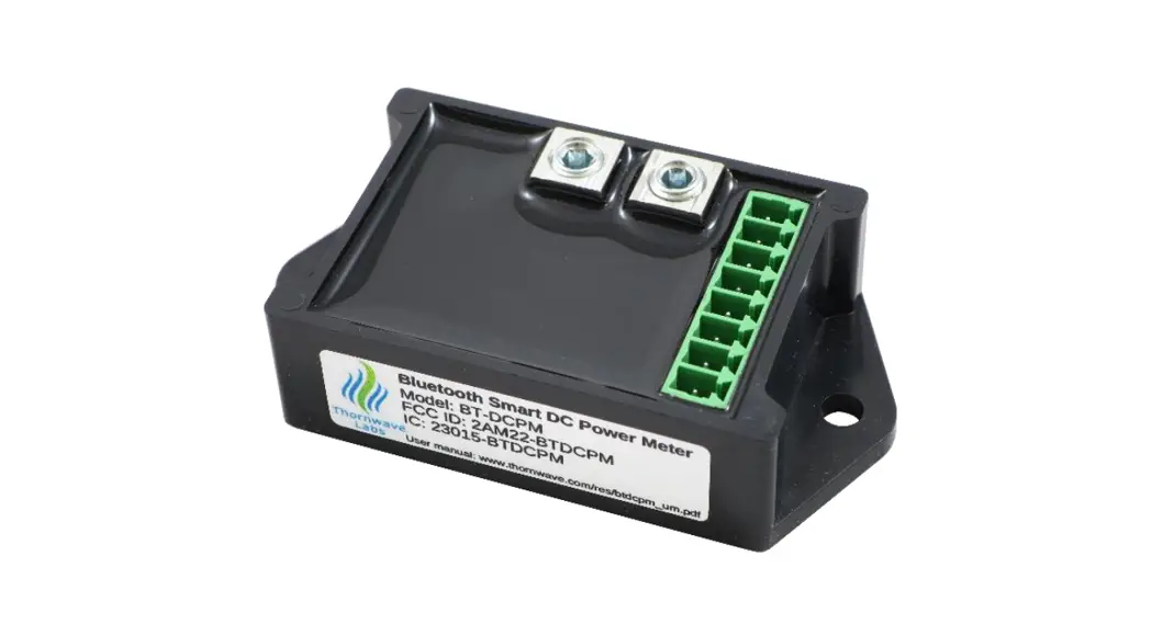 Thornwave Labs Inc Powermon Bluetooth Low Energy Advanced Battery Monitor Dc Power Meter User Manual