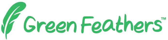 Green Feathers - logo