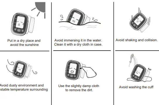 TRANSTEK TMB-1598-BS Wrist Blood Pressure Monitor-35