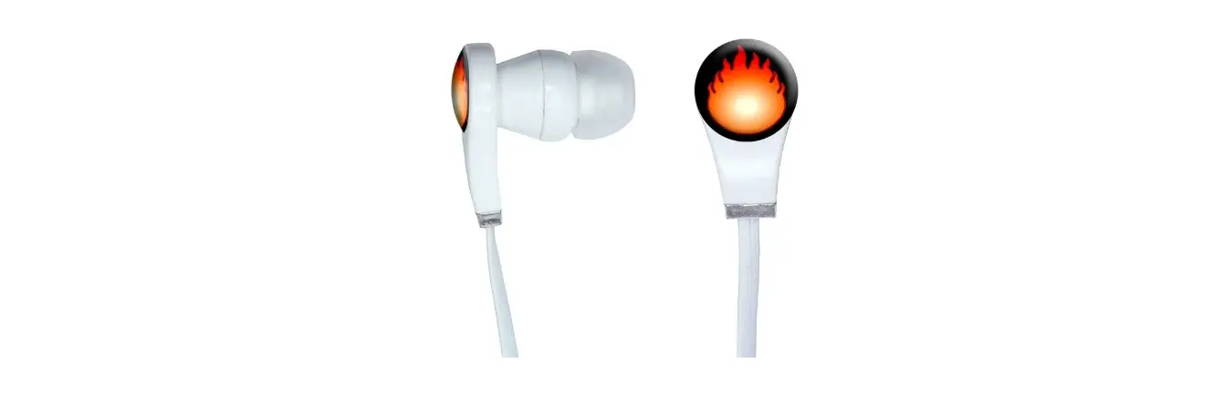 Graphics And More Fire Fireball Novelty In-ear Headphones Earbuds User Manual