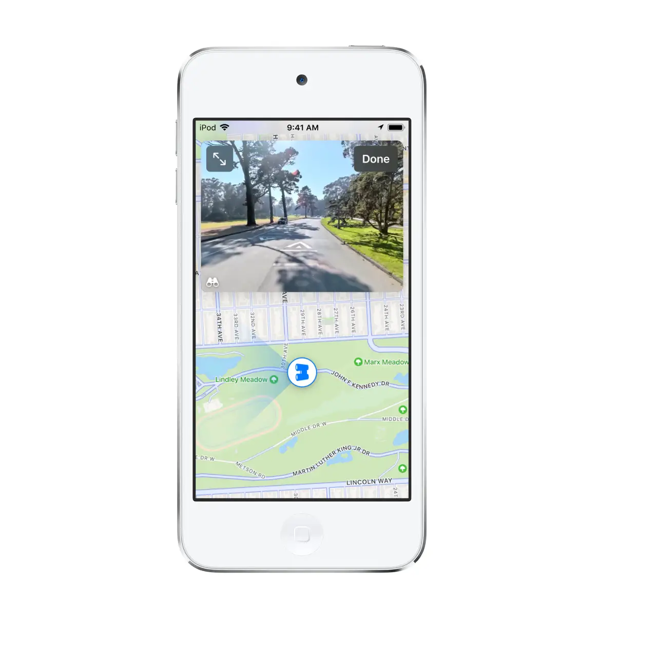 Look Around Streets In Maps On Ipod Touch