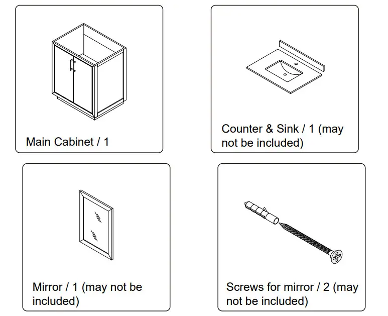 WYNDHAM COLLECTION WC-1111-30-SGL Icon 30 inch Single Vanity - figure 3