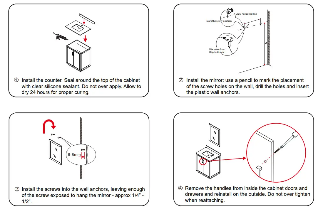 WYNDHAM COLLECTION WC-1111-30-SGL Icon 30 inch Single Vanity - figure 6
