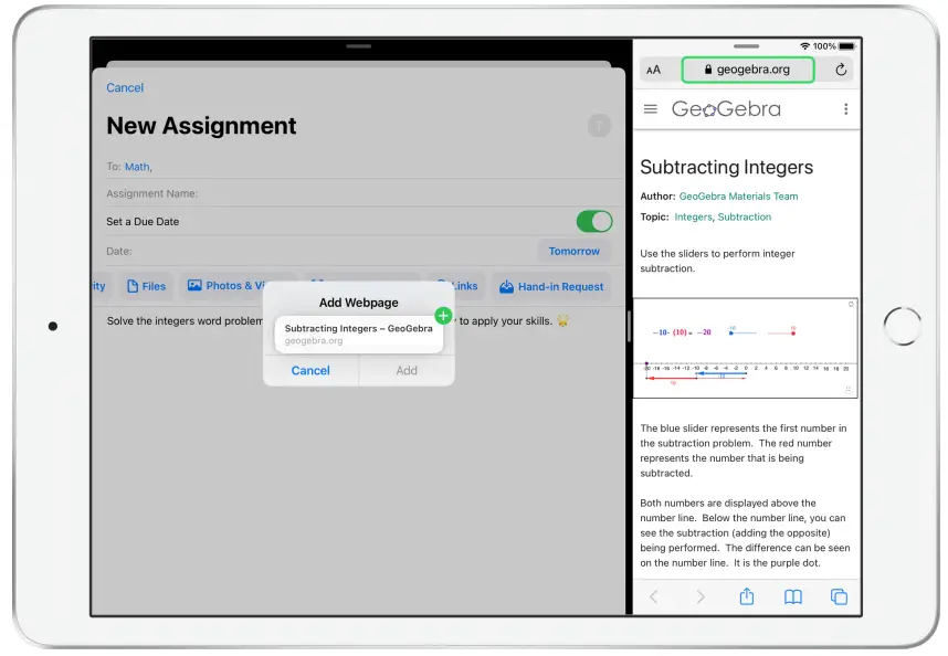 Apple Schoolwork Powerful iPad App - Fig 32