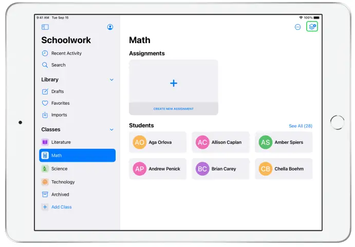 Apple Schoolwork Powerful iPad App - Fig 7
