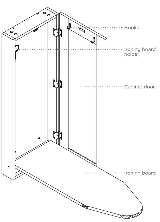 ivation-IVAIBCWMWNT-Wall-Mounted-Ironing-Board-with-Mirror-FIG-2