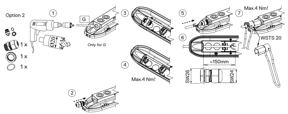 onnline Sealed Industrial Luminaire Onnproof fig4