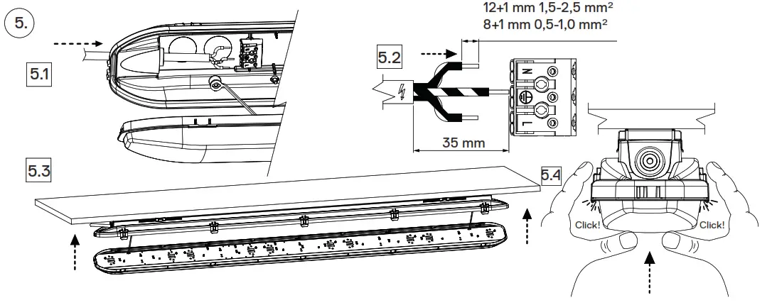 onnline Sealed Industrial Luminaire Onnproof fig6