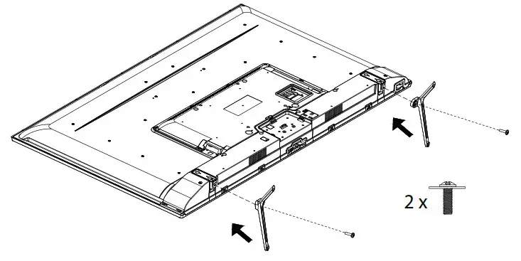 MEDION Ultra HD Android LCD Smart TV - Mounting -1
