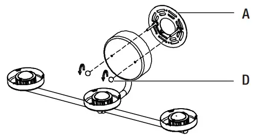 HAMPTON BAY SMA030EKTDG18D Jackson Park 22 in. 3-Light Brushed Nickel Integrated LED Bathroom - Figure 2