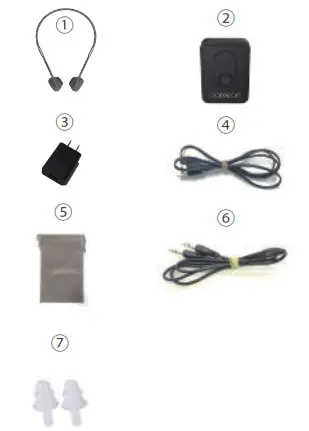 CODEON Bone Conduction Headphones - Product Accessories