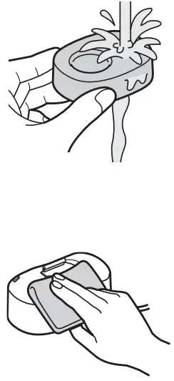 Cleaning the charger