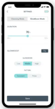 FOREO LUNA 4 mini Dual-Sided Facial Cleansing Device - SETTINGS 2