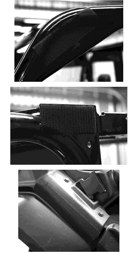 FALCON RIDGE KAW-PROFXT-FSDK01 Kawasaki Pro FXT Front Soft Door Kit - Figure 6