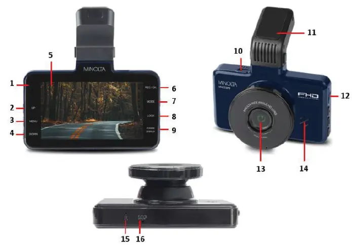MINOLTA-MINCD370-Dash-Cam-fig 1