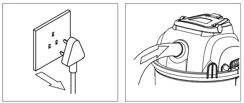 TOOLSTATION wessex 18L Wet and Dry Vacuum Cleaner - container