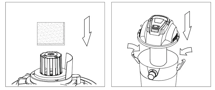 TOOLSTATION wessex 18L Wet and Dry Vacuum Cleaner - filter2