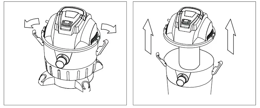 TOOLSTATION wessex 18L Wet and Dry Vacuum Cleaner - machine2