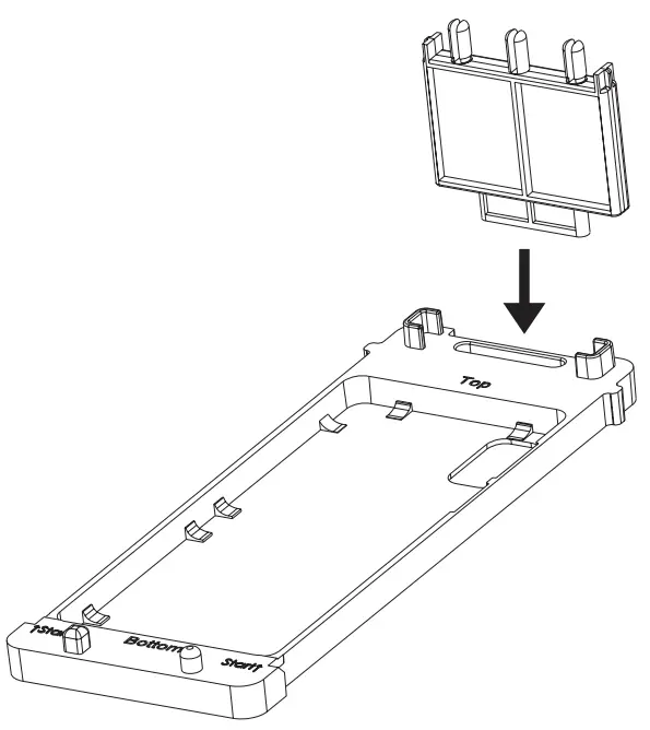 Premium Genuine Film Galaxy Z Flip 3/4 Installation illustration