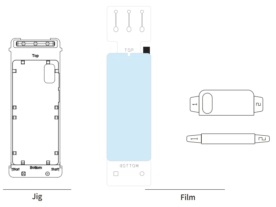 DOME Premium Genuine Film Galaxy Z Flip 3/4 Components