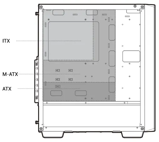 DEEPCOOL CC560 Mid Tower ATC Case - mathouht