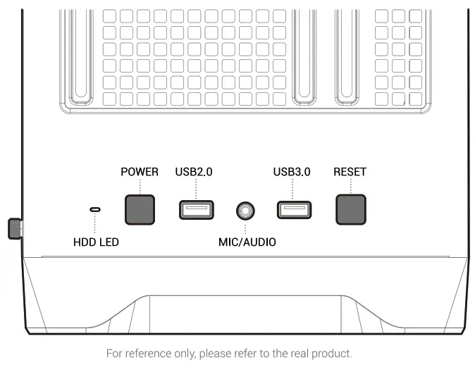 DEEPCOOL CC560 Mid Tower ATC Case - panel intoducation