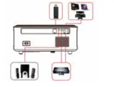 DBPOWER Native 1080P WiFi Projector-25