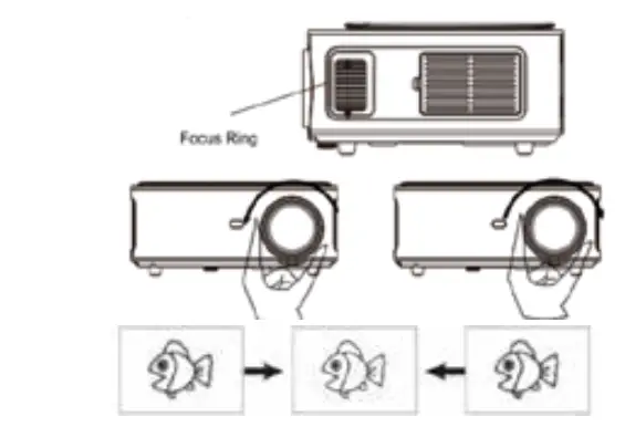 DBPOWER Native 1080P WiFi Projector-9