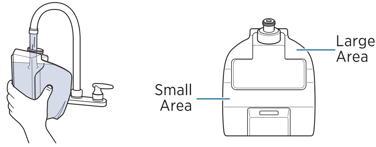 Filling the Clean Water Tank